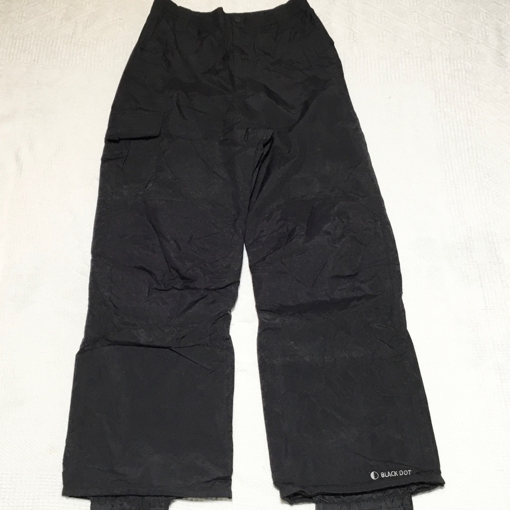 Black Dot Pacific Trail Mens Size S Black Insulated Snow Ski Pants Snowboarding